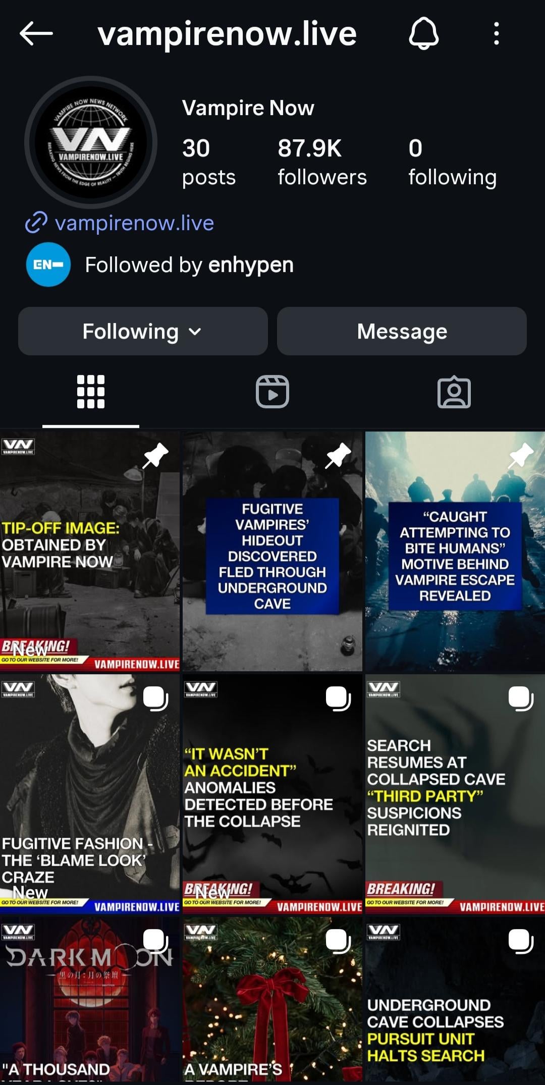 What this account is even about ? And how it is related to the upcoming album?