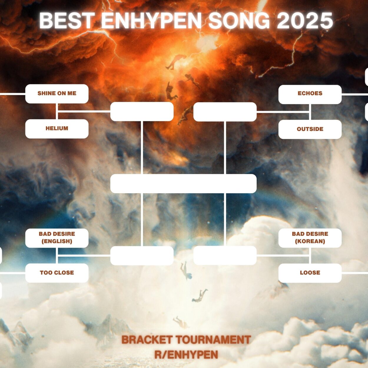 🎵 Best ENHYPEN Song of 2025 Bracket Tournament 🏆 Round 1