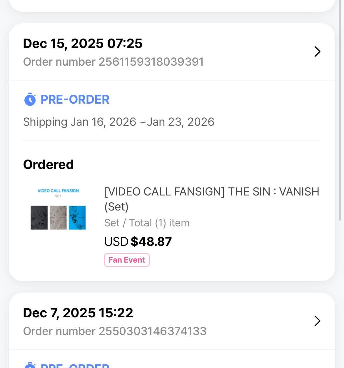 Did yall get an album from pre-sale ?