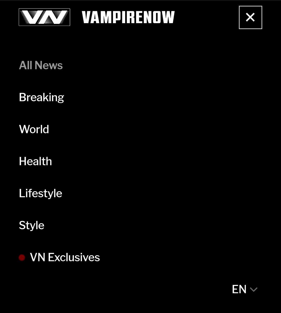 251222 VAMPIRE NOW added a new menu page: 'VN Exclusives'