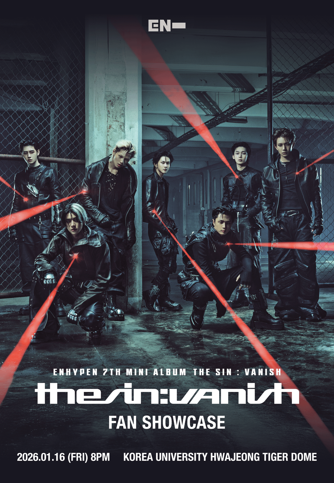 260112 [NOTICE] ENHYPEN “THE SIN : VANISH” Fan Showcase Information