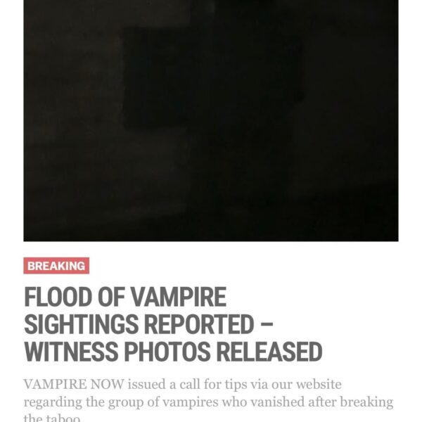 260112 Vampire Now added a new article to the Breaking section of their website