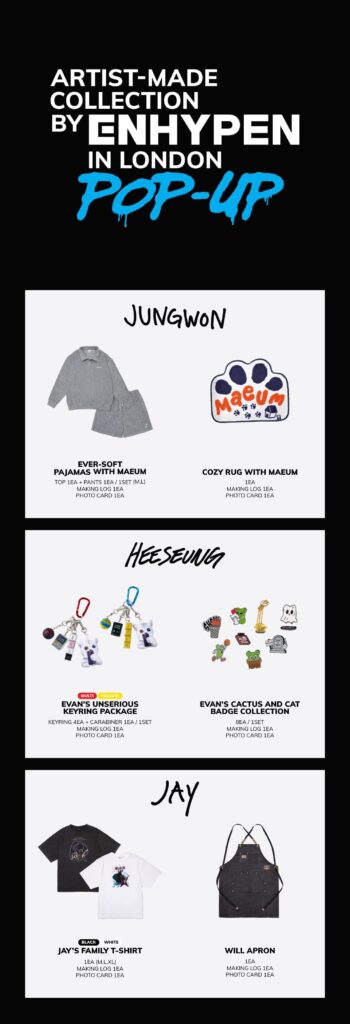 260130 [NOTICE] Artist-Made Collection by ENHYPEN POP-UP in LONDON T&C Information