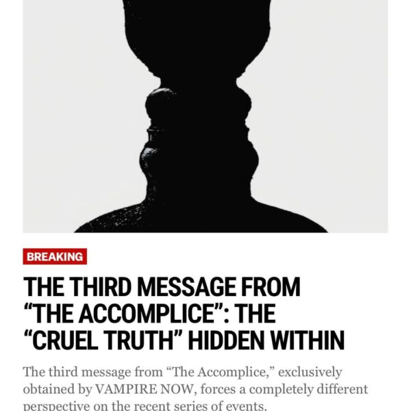 260103 Vampire Now added a new article to their website