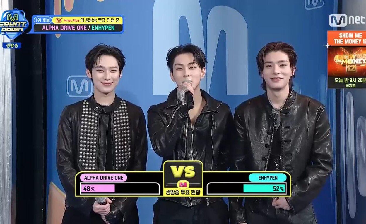 260122 M Countdown provisional live voting percentages