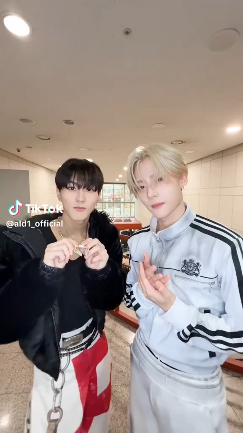 260120 Alpha Drive One TikTok: Sangwon with Jungwon @ Freak Alarm