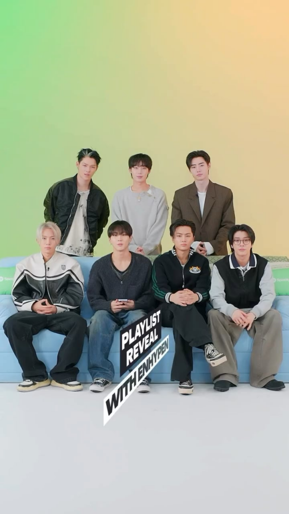 260118 Spotify Instagram update with ENHYPEN