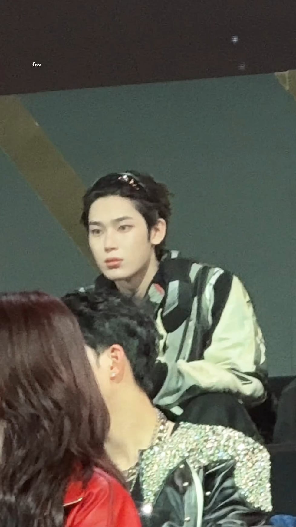 Sunoo's cute reaction to Engenes screaming "ENHYPEN" for Best Group at GDA