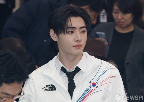 260122 ENHYPEN's Sunghoon at Republic of Korea National Team Send-off Ceremony for Milan–Cortina Winter Olympics [Media Photos]
