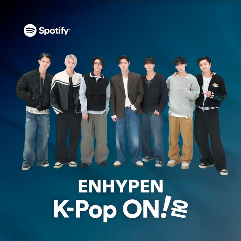 260115 ENHYPEN will be guesting on the Spotify K-Pop ON! Video Podcast on January 17