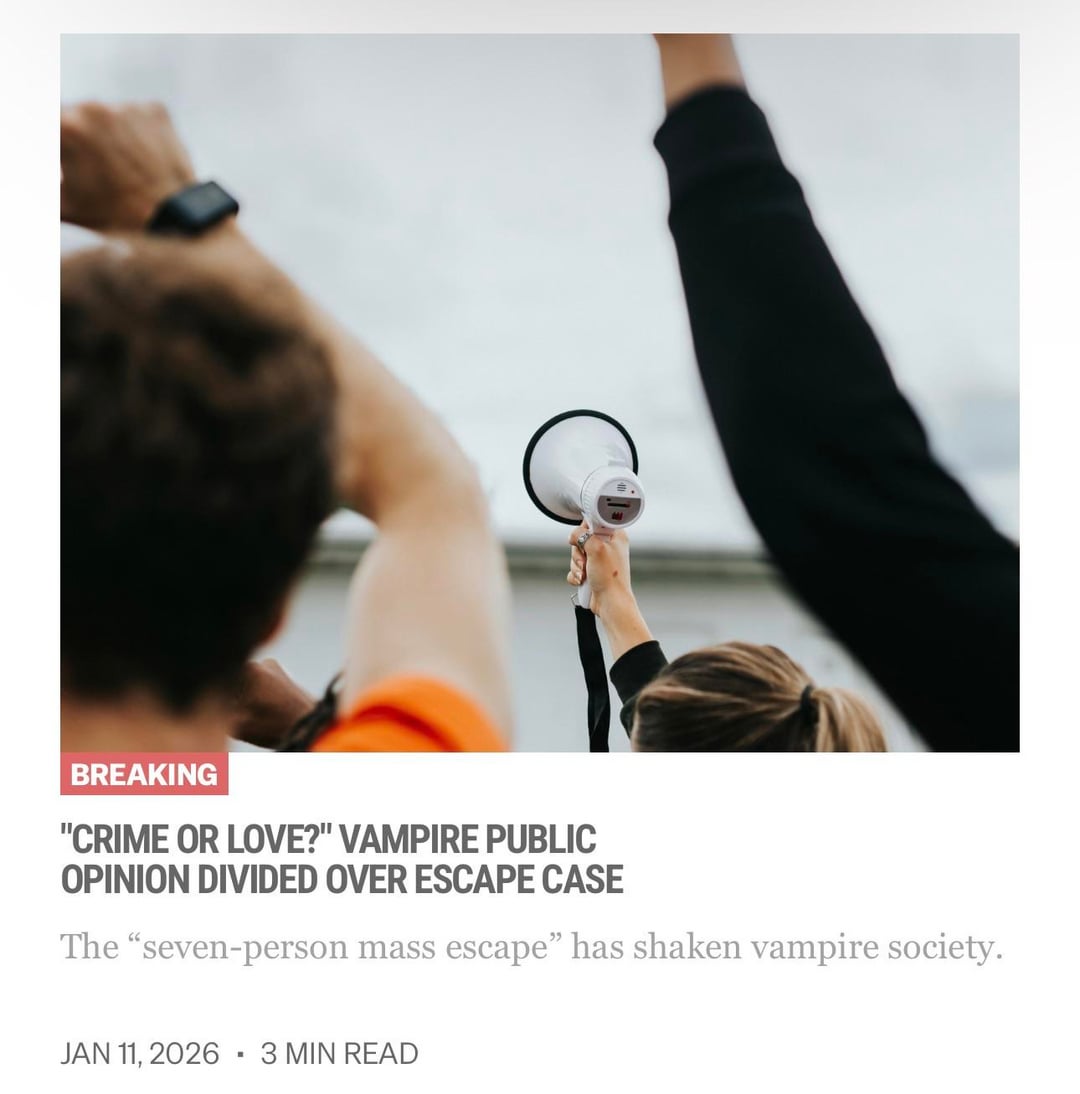 260111 Vampire Now Added 2 new articles to the Breakdown section of their website