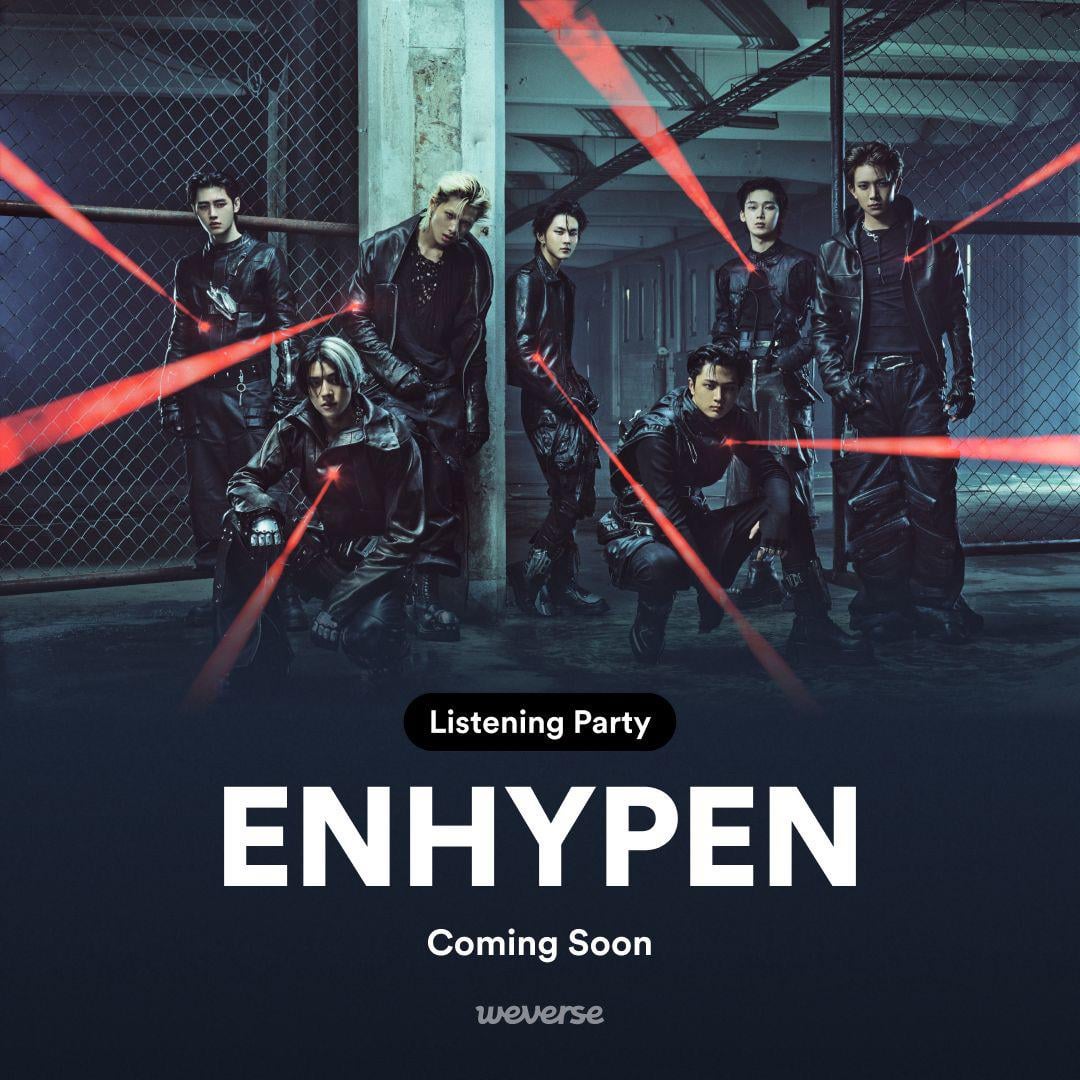 260119 ENHYPEN will be holding a series of Listening Parties on Weverse