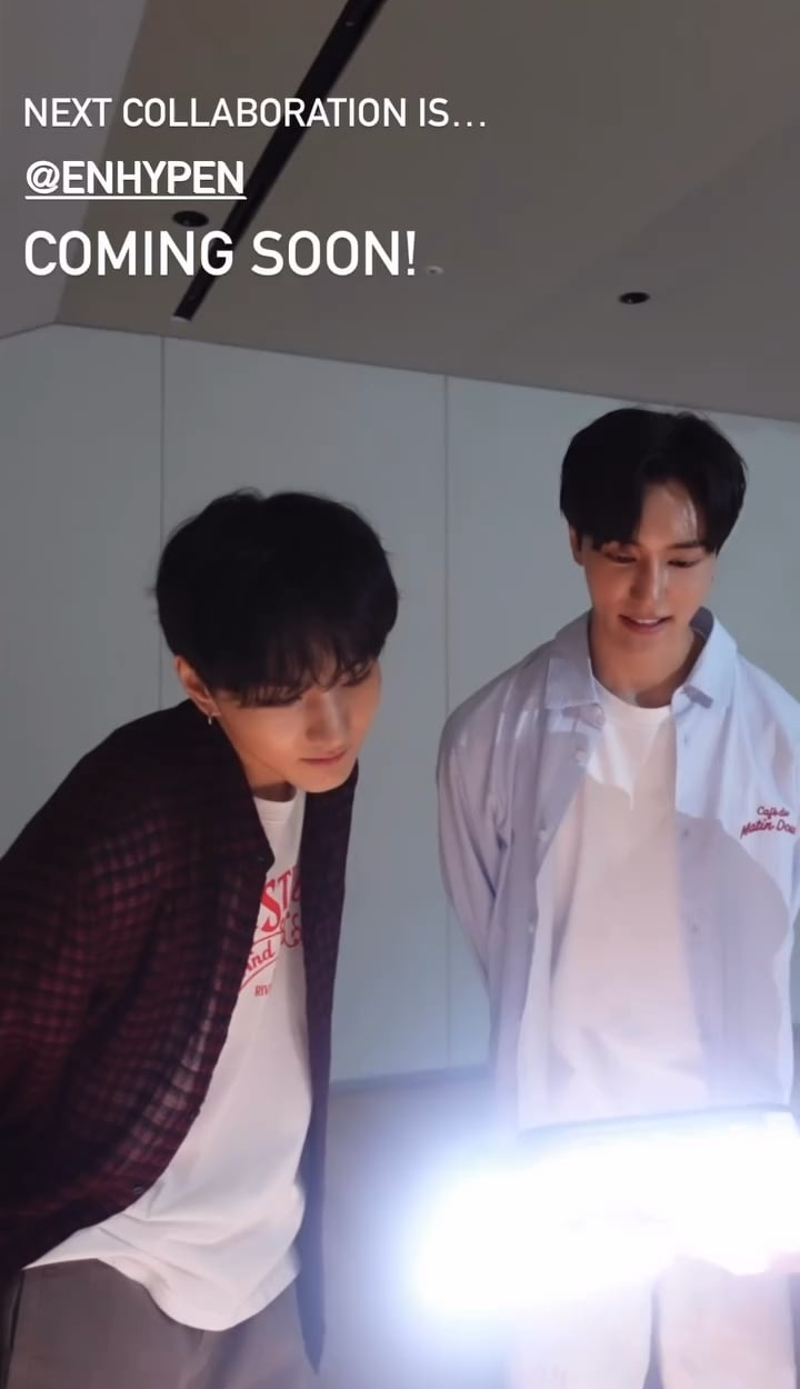 260120 iseei_0806 Instagram Story update with ENHYPEN’s Jungwon