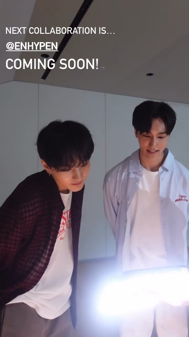260120 iseei_0806 Instagram Story update with ENHYPEN’s Jungwon