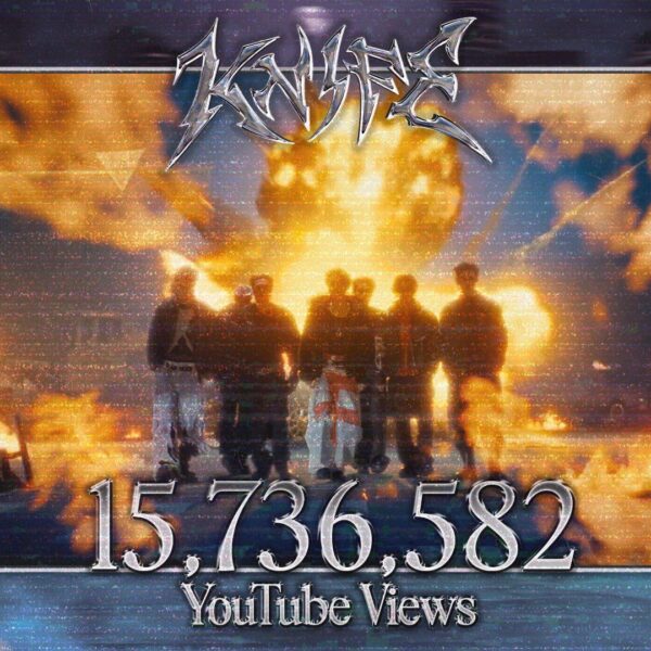 260117 Knife Music Video reached 15,736,582 views on YouTube with 537K likes in the first 24 hours - their highest first day MV views🎉