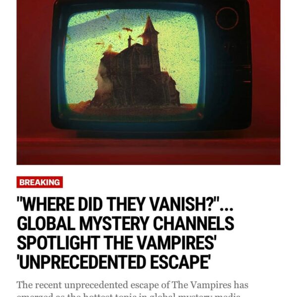 260117 Vampire Now added a new article to the Breaking section of their website