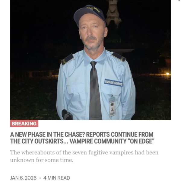 260106 Vampire Now added 2 new articles to the Breaking section of their website