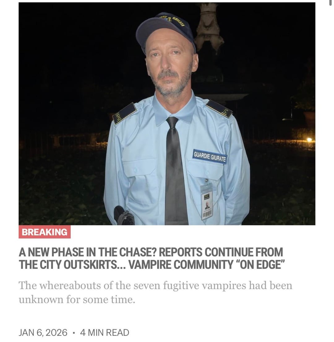 260106 Vampire Now added 2 new articles to the Breaking section of their website