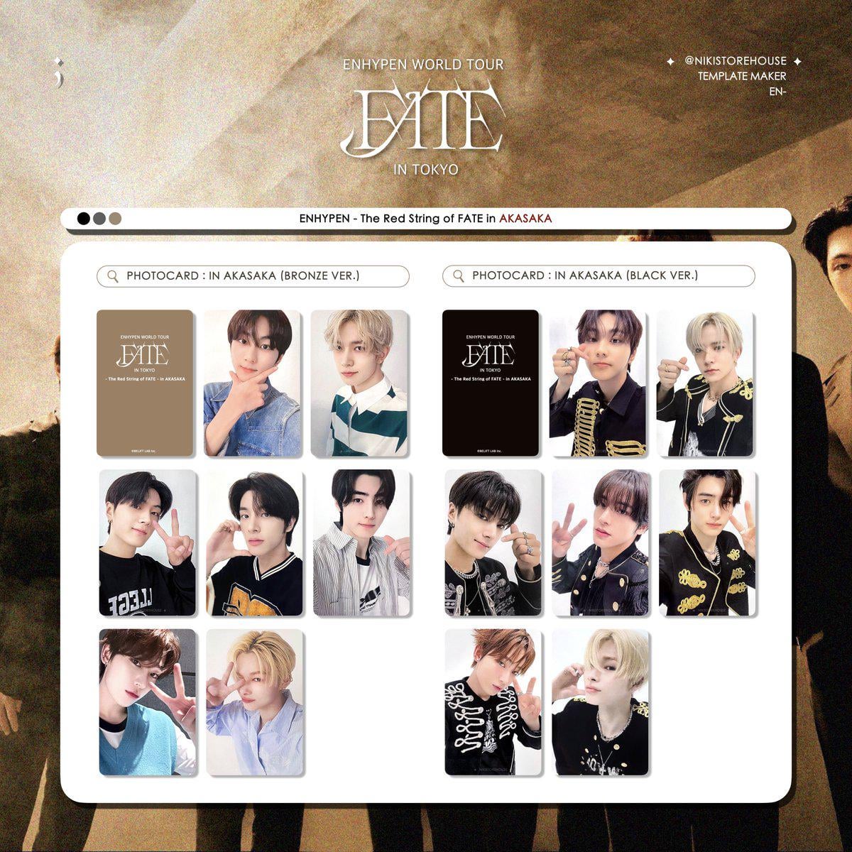 Enhypen Fate in Japan PC question