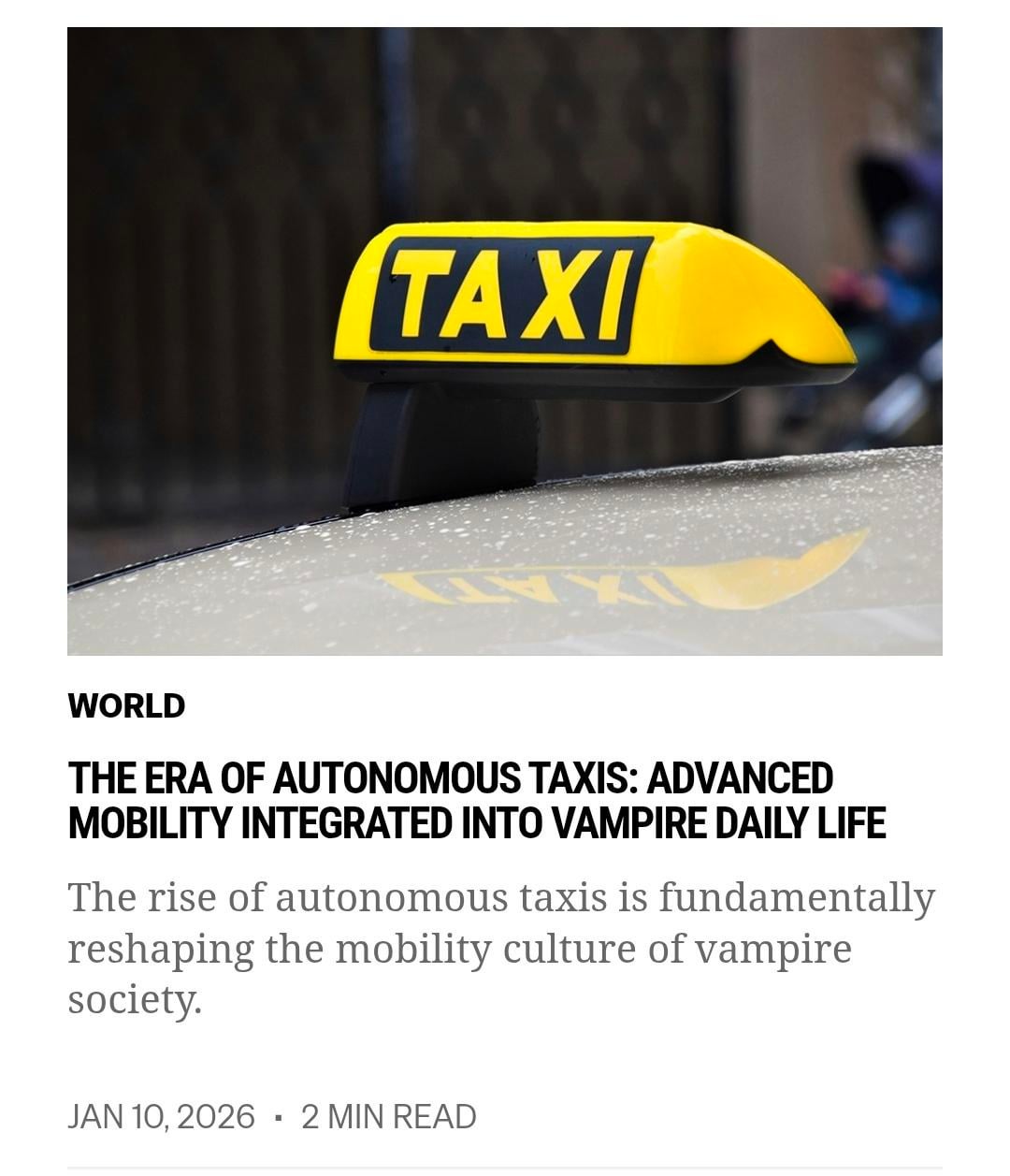 260110 VAMPIRE NOW Published new World Articles