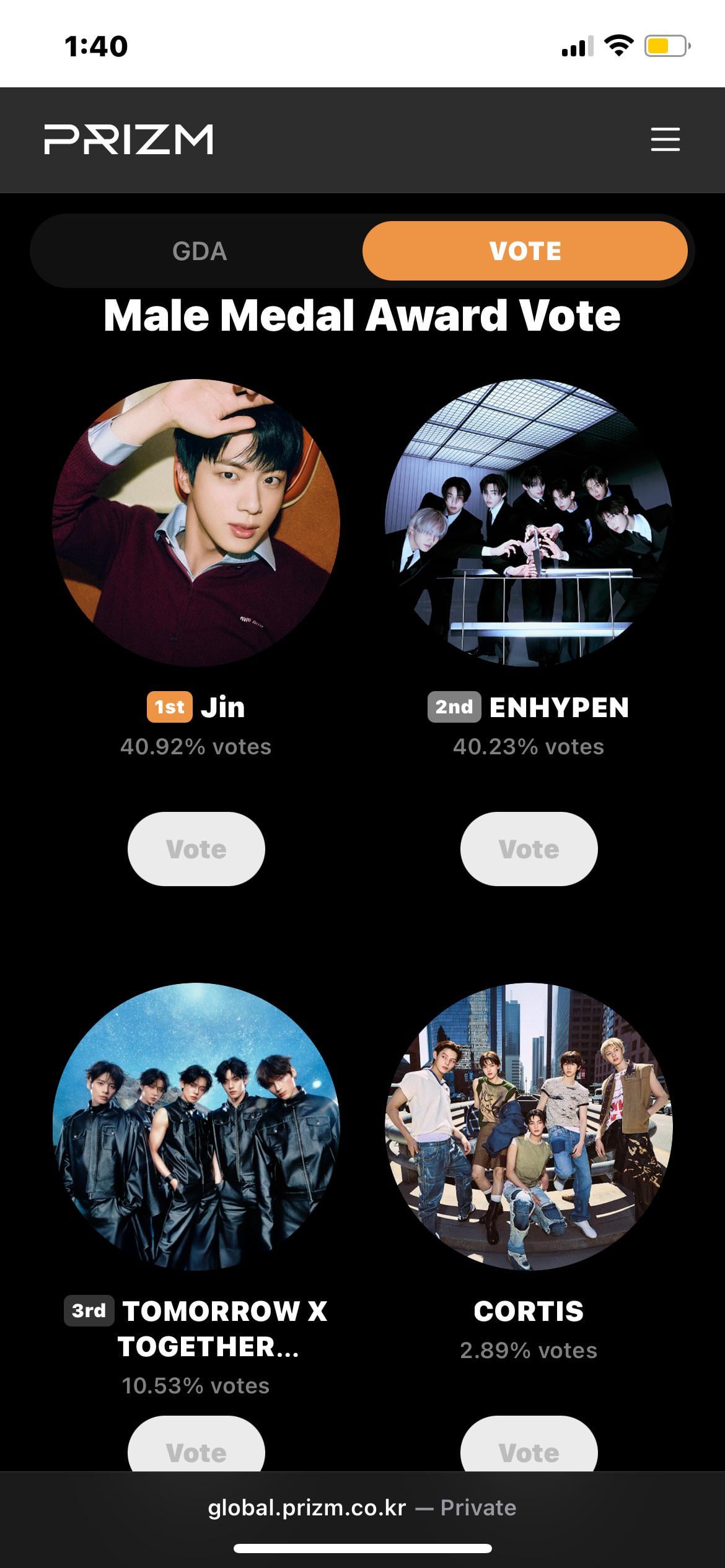 WE ARE SO CLOSE! Engenes, please vote for Enhypen!
