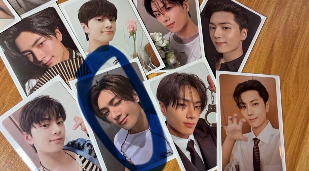 Which album is this circled Jay photocard from?