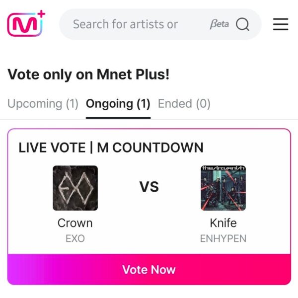 260129 LIVE VOTING for M Countdown is NOW OPEN on Mnet Plus app!