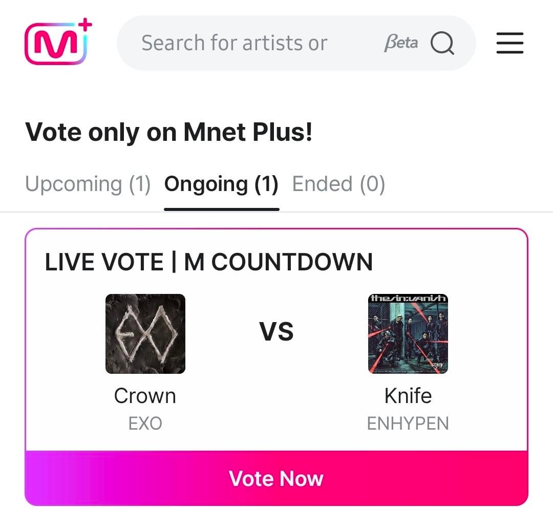 260129 LIVE VOTING for M Countdown is NOW OPEN on Mnet Plus app!