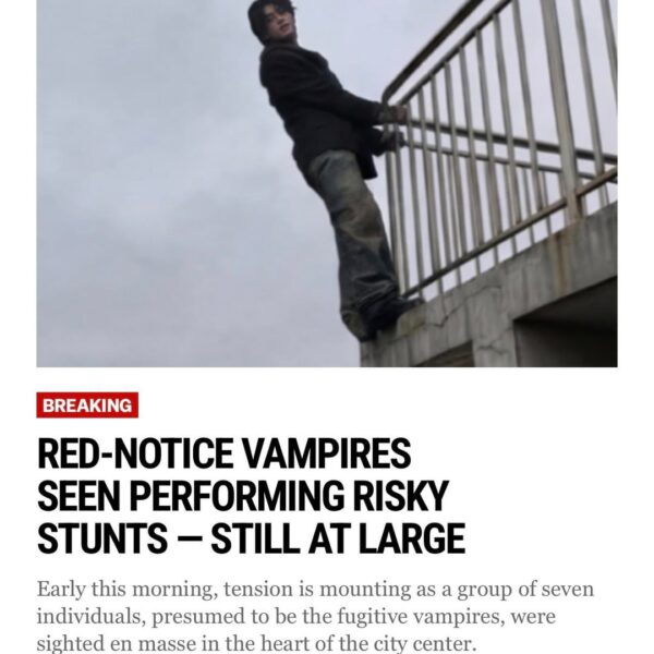 260116 Vampire Now added a new article to the Breaking section of their website