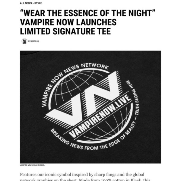 260116 [Weverse Global] ENHYPEN VAMPIRE NOW T-SHIRT Available for Purchase