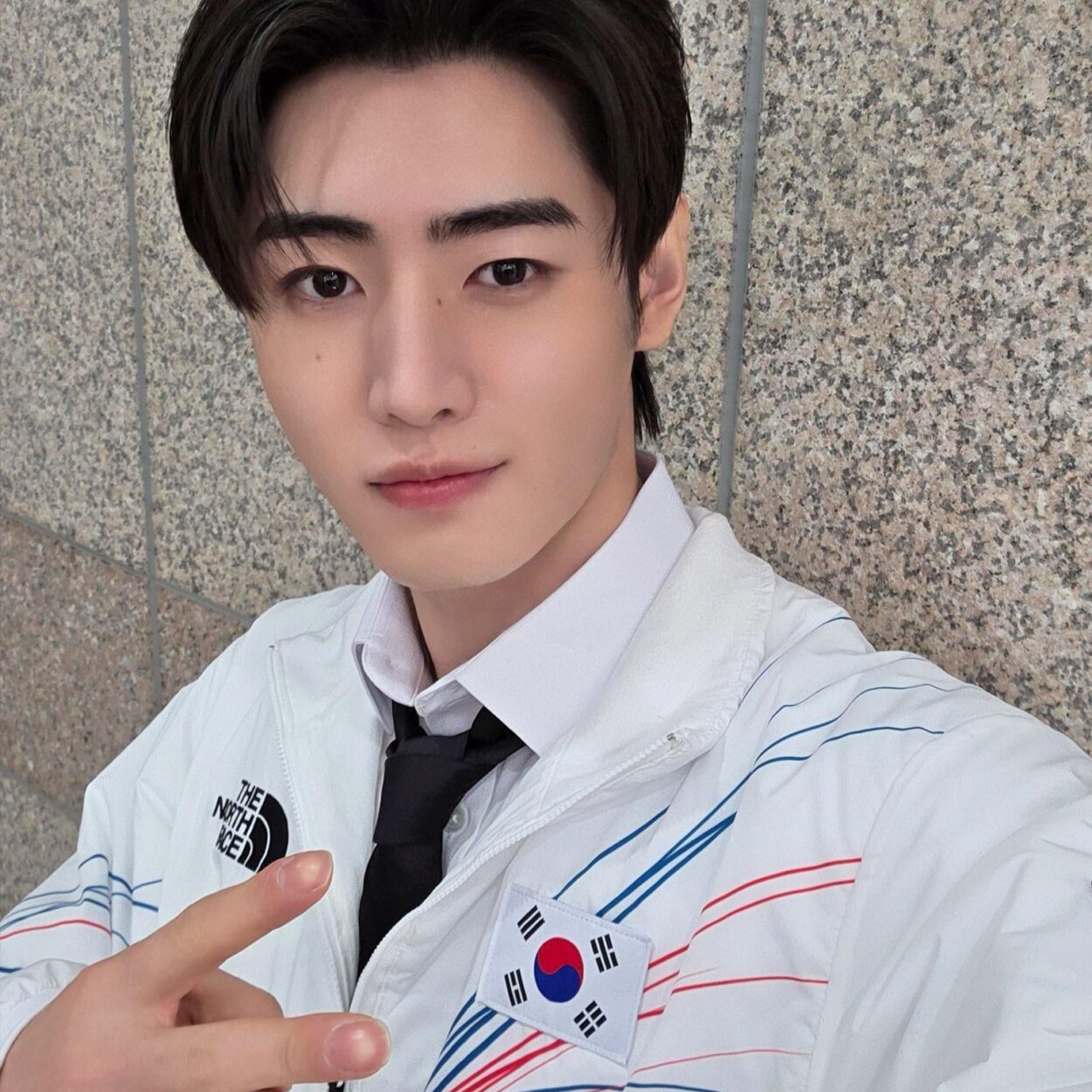 260122 Twitter/X: ENHYPEN OFFICIAL @ Sunghoon at 2026 Milan Winter Olympics National Team Send-off Ceremony