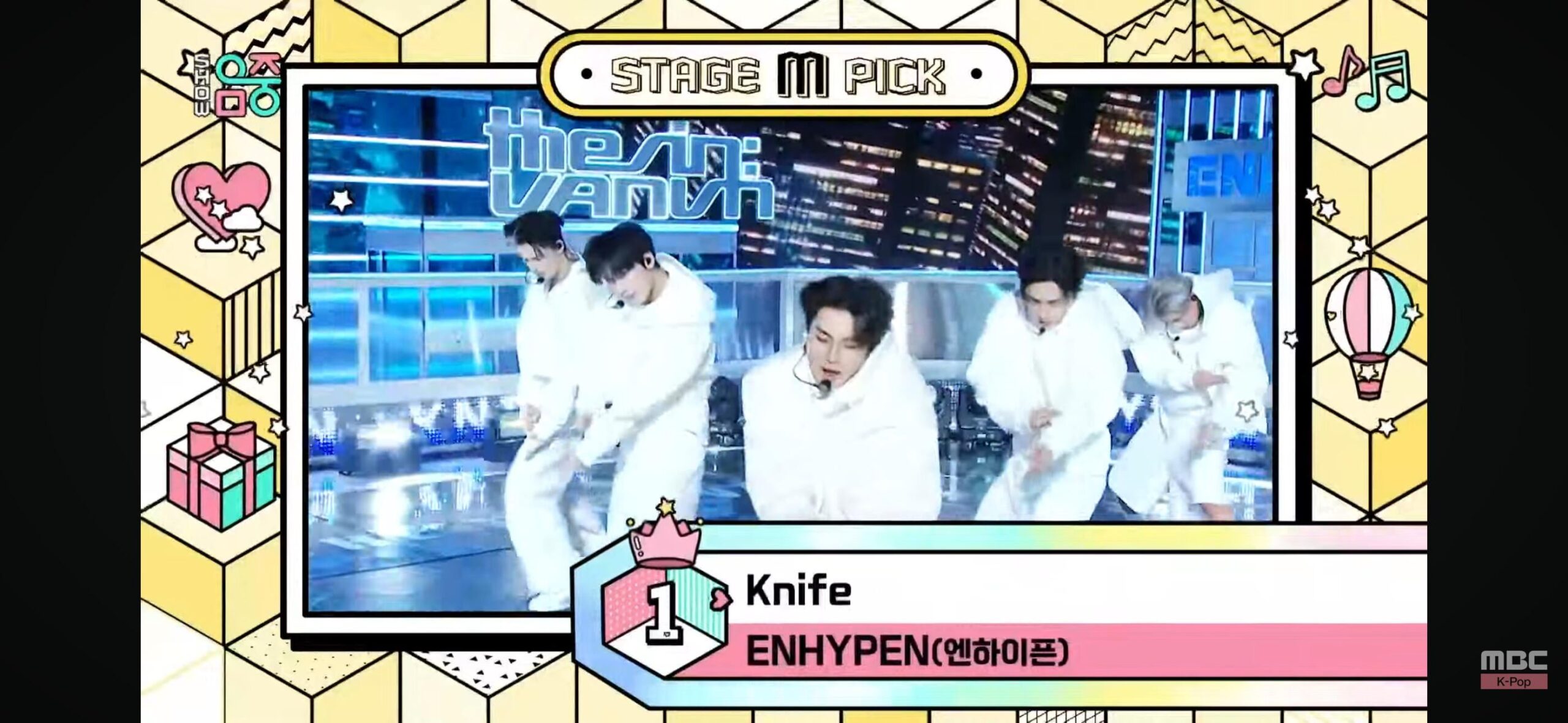 260124 ENHYPEN won Show! Music Core STAGE M PICK with 'Knife'!🎉