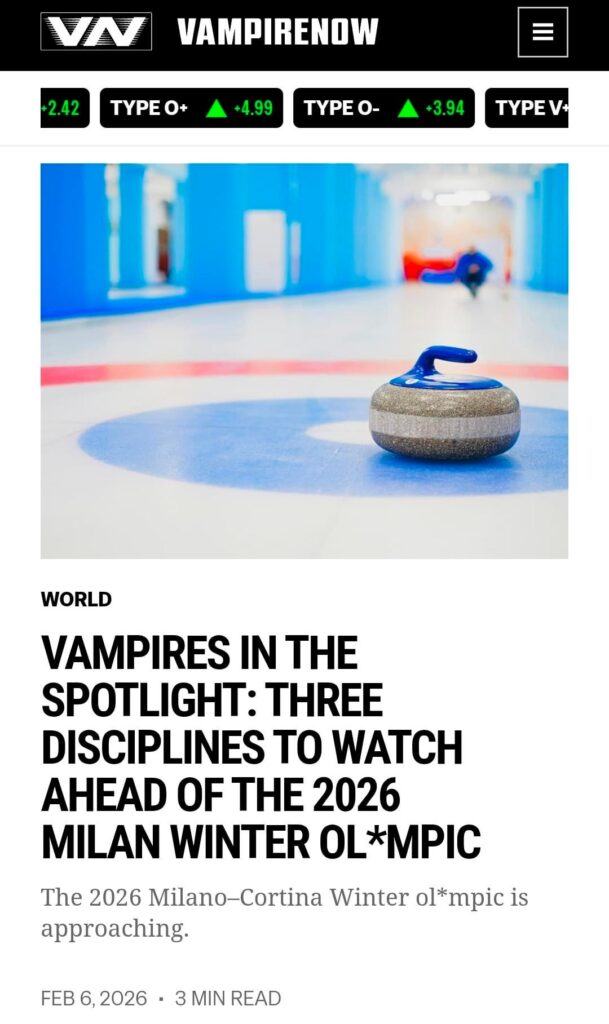 260206 VAMPIRE NOW Published a new World Article