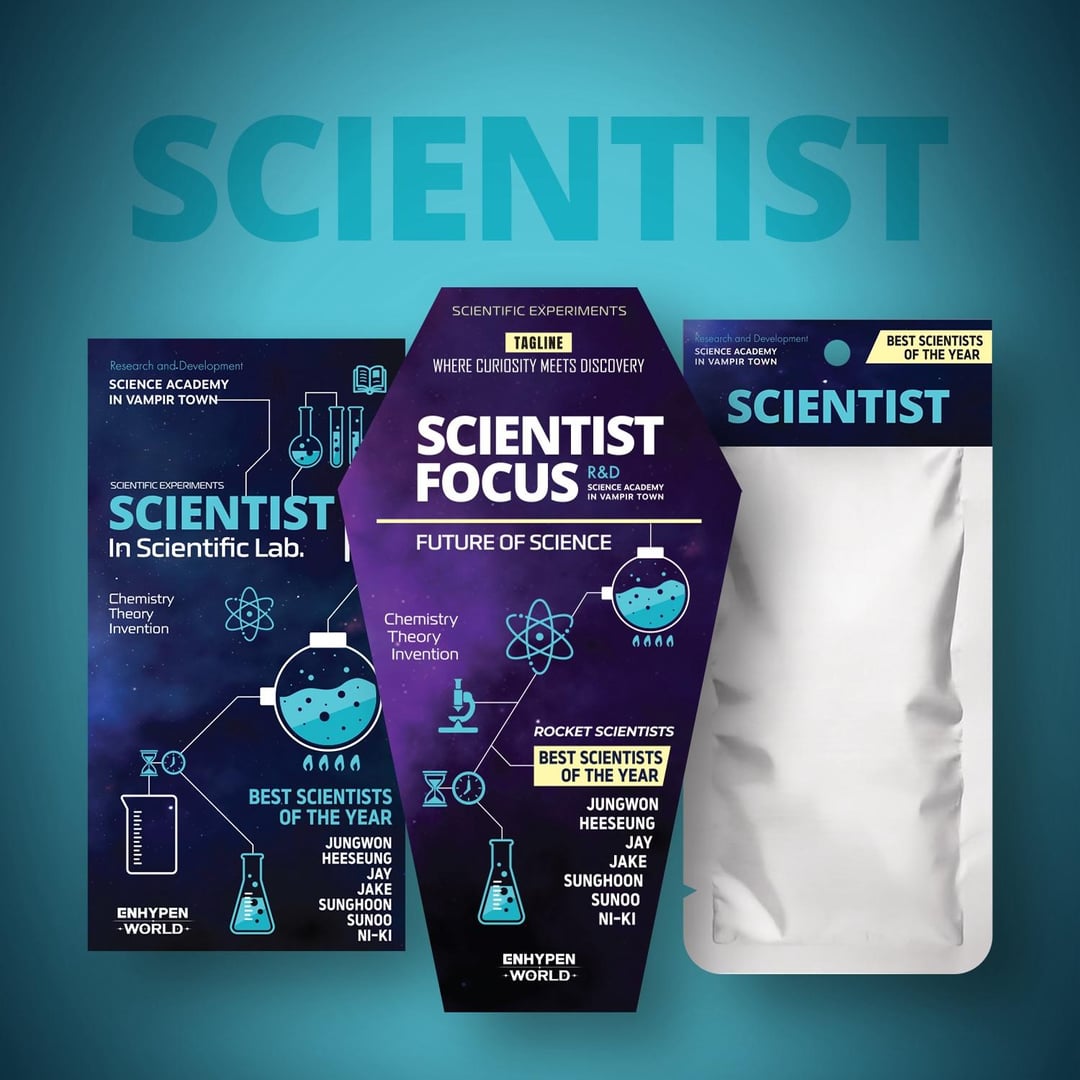 260210 Weverse Shop: [ENHYPEN WORLD COUPON CARD COLLECTION] SCIENTIST ver. Pre-Order