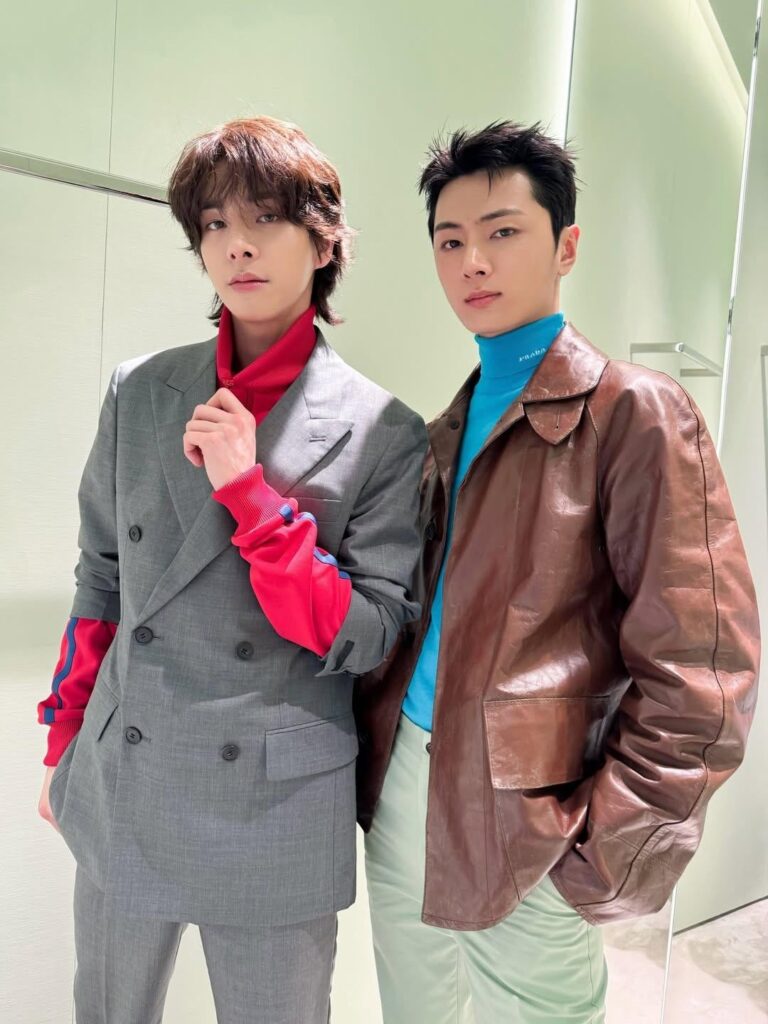 260206 Instagram: Jay & Jake @ Prada Boutique Opening in Taipei