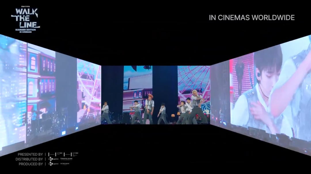 260212 ENHYPEN OFFICIAL Twitter/X: ENHYPEN [WALK THE LINE SUMMER EDITION] IN CINEMAS SCREENX Trailer