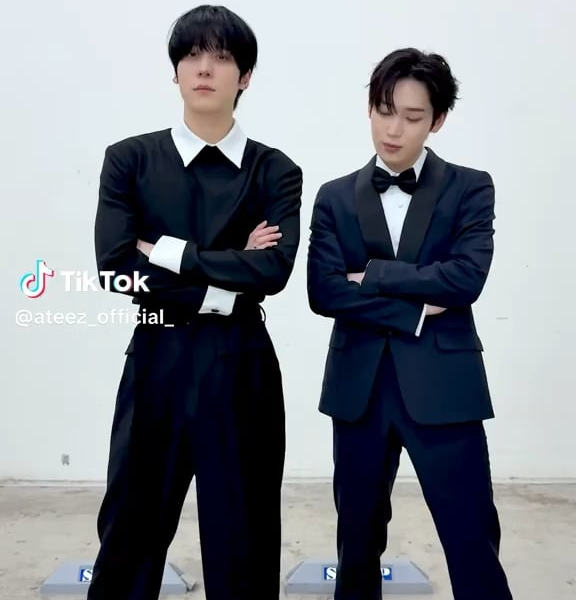 260207 ATEEZ Tiktok: Yunho with Sunoo @ Adrenaline