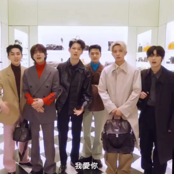 260206 Vogue Taiwan Instagram: ENHYPEN play This or That @ Prada Taipei store opening (without Sunghoon)