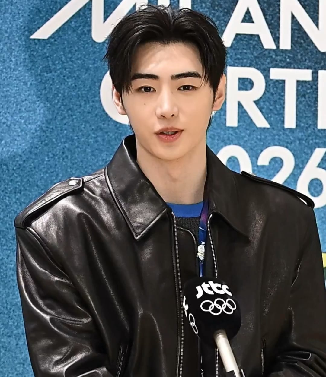 260209 sportschosun Youtube Short update @ Sunghoon at Milano Cortina Winter Olympics 2026 Main Press Center