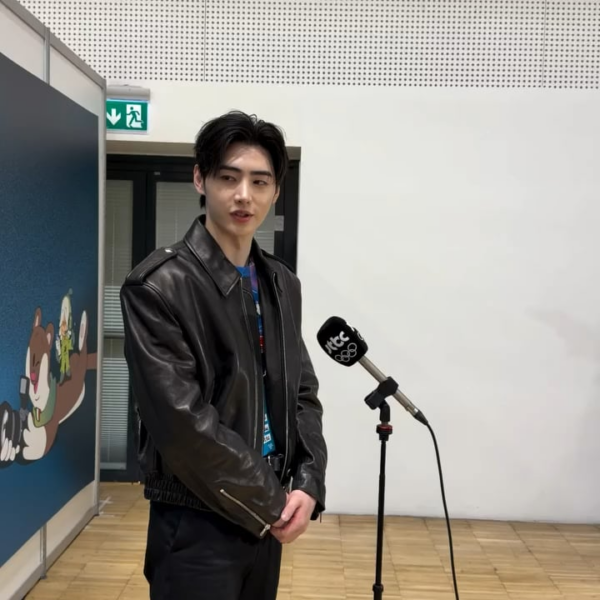 260209 countingstars Instagram Reel update @ Sunghoon at Milano Cortina Winter Olympics 2026 Main Press Center