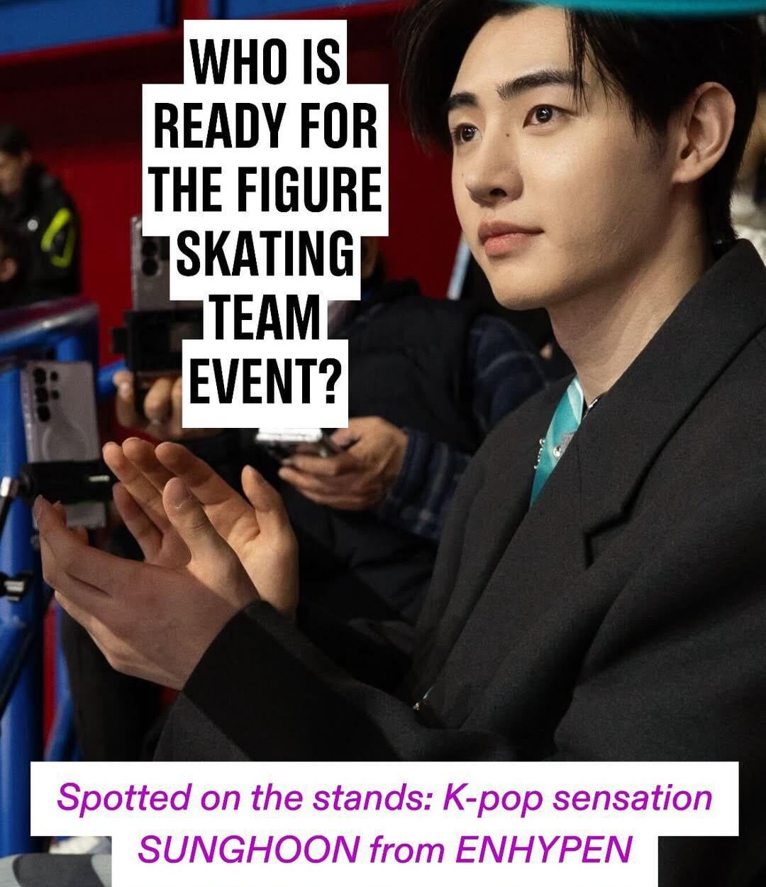 260208 Olympic Instagram Story update with Sunghoon @ Milano Cortina 2026 Winter Olympics | Figure Skating Team Event - Men Single Skating SP