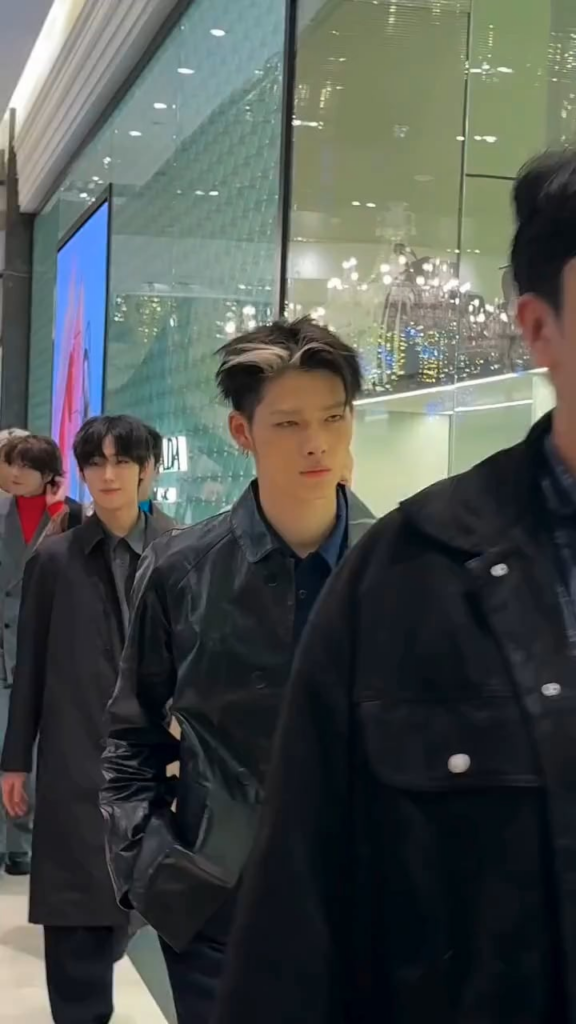 260205 ENHYPEN arriving at the Prada Store at Breeze Nan Shan in Taipei, Taiwan