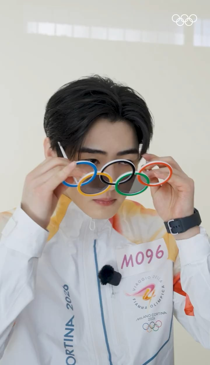 260206 Olympic Twitter/X update with ENHYPEN’s Sunghoon @ 2026 Milan Winter Olympics Torch Relay