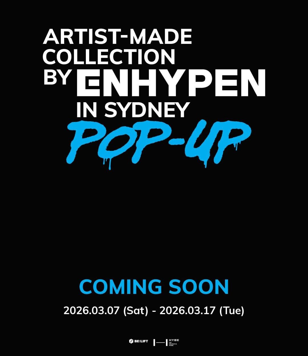 260224 Artist-Made Collection by ENHYPEN POP-UP in SYDNEY