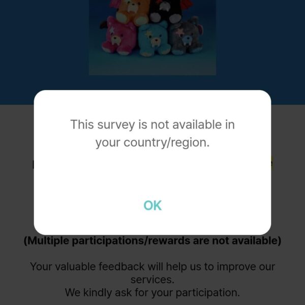 Weverse survey not available for me :(