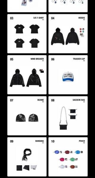 260213 YIZHIYU x ENHYPEN 'THE SIN_VANISH' POP-UP STORE Merch List