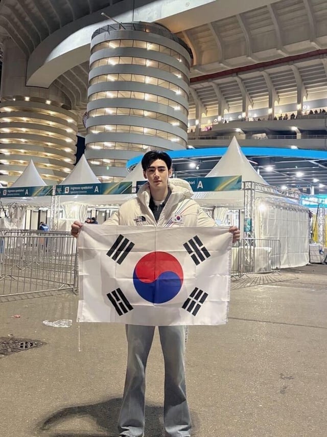 260207 Twitter/X: ENHYPEN OFFICIAL @ Sunghoon at Milano Cortina 2026 Winter Olympics