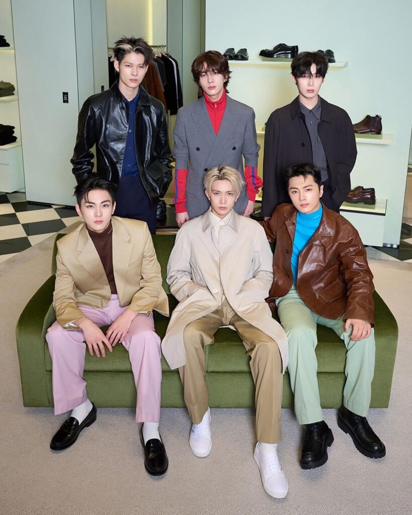 260206 PRADA Twitter/X update with ENHYPEN (minus Sunghoon) @ Prada Boutique Opening in Taipei