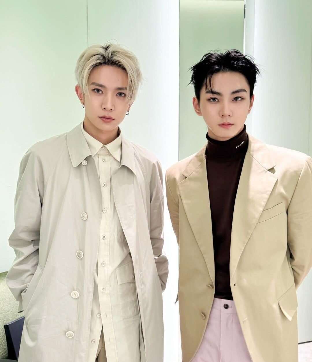 260206 Instagram: Jungwon & Heeseung @ Prada Boutique Opening in Taipei