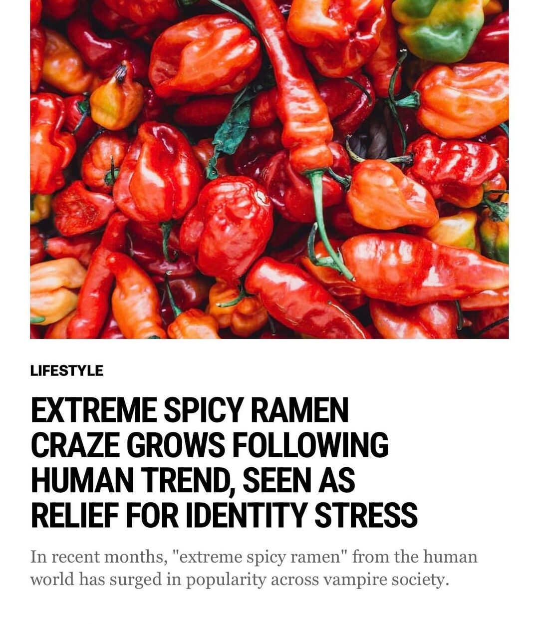 260227 Vampire Now added a new article to the Lifestyle section of their website